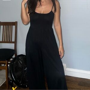 Black comfortable jumpsuit